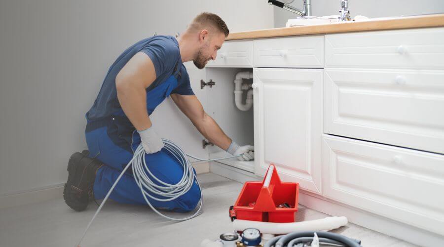 Expert burst pipe repair services in Krebs, OK